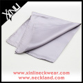 Men's Classic Luxury Silk Linen Hand Rolled White Pocket Square